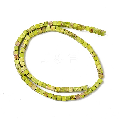 Dyed Synthetic Imperial Jasper Beads Strands G-H087-F02-01C-1-1