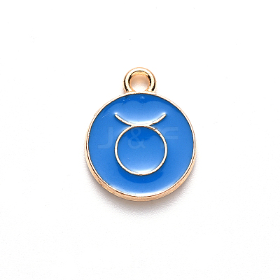 Alloy Enamel Pendants LS-ENAM-S124-01B-02C-1