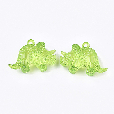 Transparent Acrylic Pendants X-TACR-S133-112-1