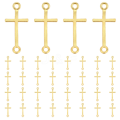 36Pcs Alloy Links/Connectors FIND-ME0004-29G-1