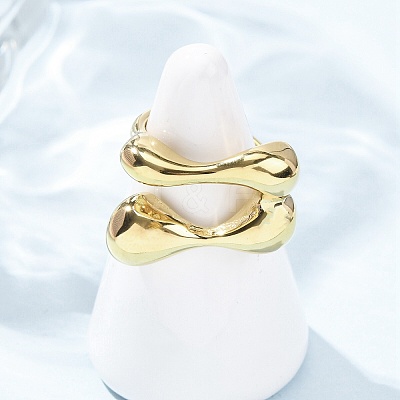 304 Stainless Steel Finger Rings RJEW-P177-01M-G-1