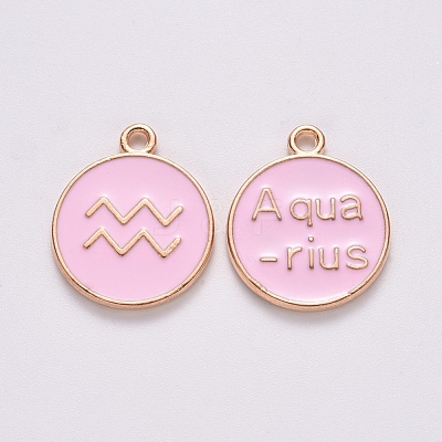 Alloy Enamel Pendants ENAM-S124-01B-09J-1