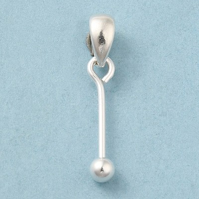 925 Sterling Silver Pendant Bails STER-P048-01A-S-1