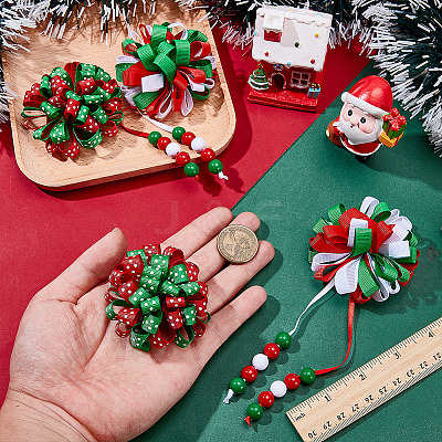 4Pcs Polyester Alligator Hair Clips OHAR-WR0001-05-1