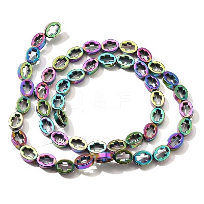 Electroplated Synthetic Non-magnetic Hematite Beads Strands G-L613-Z01-01-1