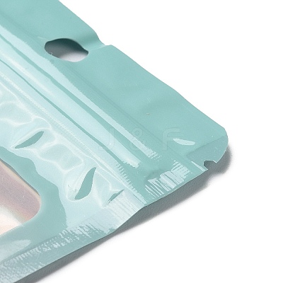 Rectangle Glitter Holographic PVC Resealable Packaging Bags ABAG-P011-01D-01-1
