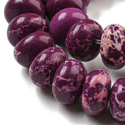 Synthetic Imperial Jasper Dyed Beads Strands G-D077-E01-01E-1