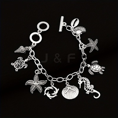 Ocaen Alloy Charm Bracelets FS-WGFD137-01-1
