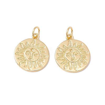 Rack Plating Brass Pendants LS-KK-C247-02G-1