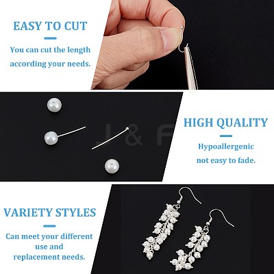 925 Sterling Silver Ball Head Pins STER-BC0002-16C-1