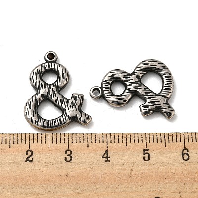 304 Stainless Steel Pendants STAS-L022-033AS-1