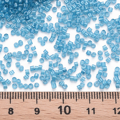 Fluorescent Color Transparent Glass Cylinder Beads SEED-S047-Q-001-1