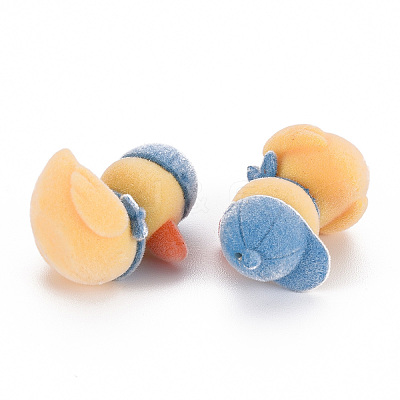 Flocky Plastic Beads KY-Q056-013-1