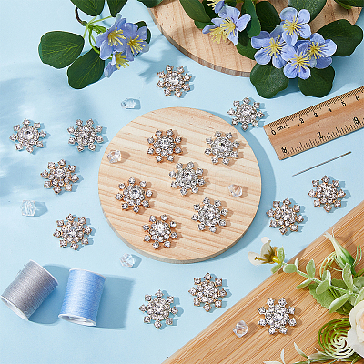 20Pcs 2 Colors Alloy Cabochons FIND-FH0007-89-1