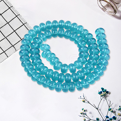 3 Strands Imitation Jade Glass Beads GLAA-PA0001-36B-04-1