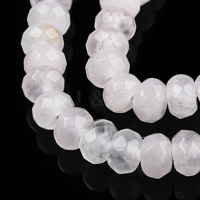 Natural Rose Quartz Bead Strands X-G-R402-4x6-16-1