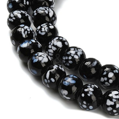 Handmade Lampwork Beads Strands LAMP-H071-01C-06-1