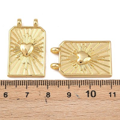 Brass Pendants KK-L255-22G-01-1