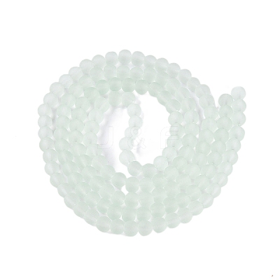 Baking Paint Transparent Glass Bead Strands GLAA-S031-10mm-29-1