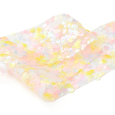 Polyester Elastic Sequin Ribbons OCOR-L045-A05-1