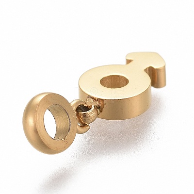 Ion Plating(IP) 304 Stainless Steel Pendants LS-STAS-F259-023G-1