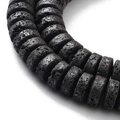 Natural Lava Rock Beads Strands G-H303-C09-1
