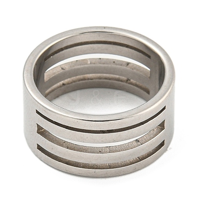 201 Stainless Steel Rings RJEW-A034-10P-1-1