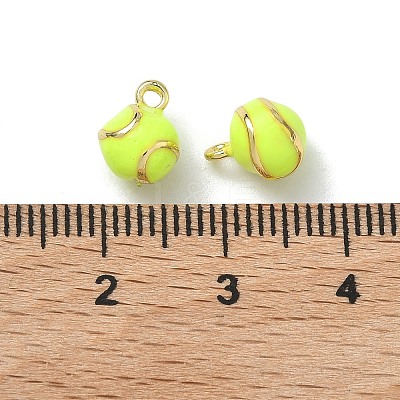 Brass Enamel Pendants KK-I476-28B-G03-1