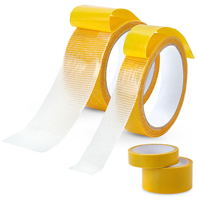 2 Rolls 2 Styles Plastic Double Sided Adhesive Tapes for Fixing Carpet AJEW-ME0001-41-1
