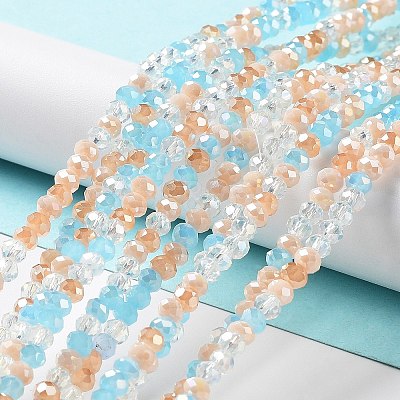 Glass Beads Strands EGLA-A034-M4mm-56-1