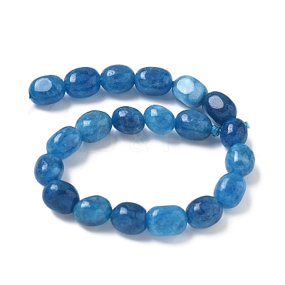 Dyed Natural Malaysia Jade Beads Strands G-P528-I13-01-1