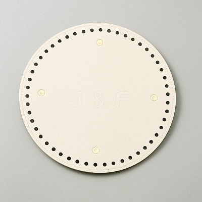 PU Leather Knitting Crochet Bags Nail Bottom Shaper Pad FIND-WH0114-84C-02-1
