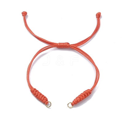 Adjustable Braided Eco-Friendly Korean Waxed Polyester Cord AJEW-JB01202-1
