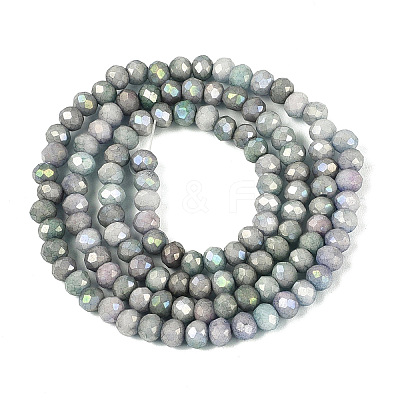 Ombre Effect Dyed Glass Beads Strands GLAA-C023-02-C26-1
