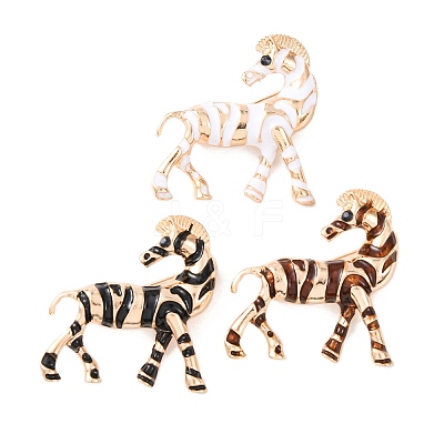 Horse Enamel Pins JEWB-H036-03KCG-1