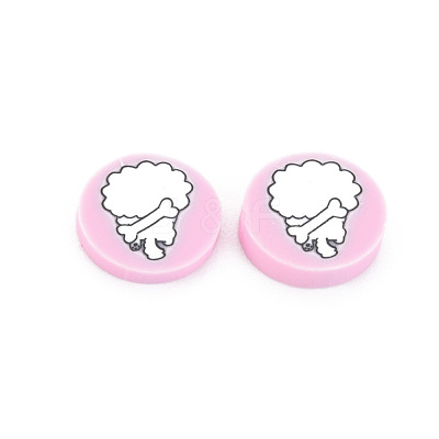 Handmade Polymer Clay Cabochons CLAY-N006-96-1
