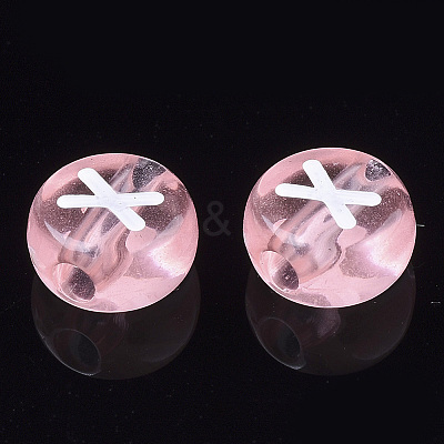 Transparent Acrylic Beads X-TACR-N002-04J-1