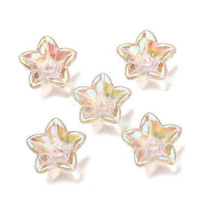 Transparent Acrylic Bead Caps AC-CBA1E6C-06B-1