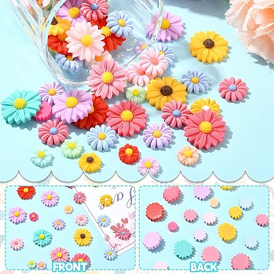 15Pcs 3 Styles Resin Cabochons Sets CRES-YW0002-32A-1