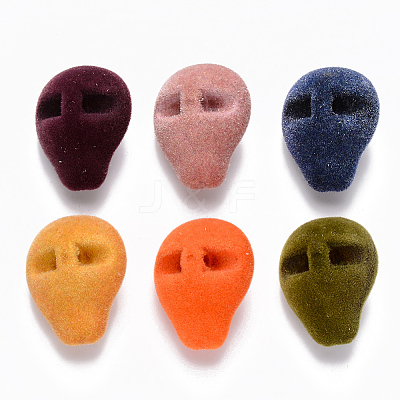 Flocky Acrylic Beads FIND-R079-08-1