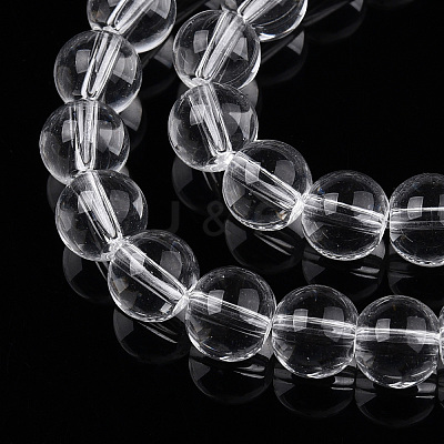 Transparent Glass Beads Strands X-GLAA-T032-T6mm-13-1