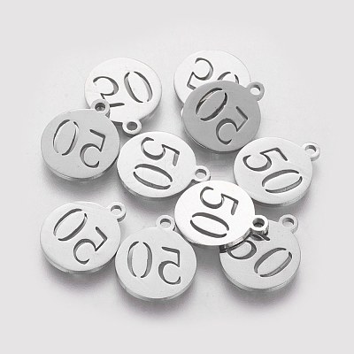 Non-Tarnish 201 Stainless Steel Charms STAS-Q201-T184-1