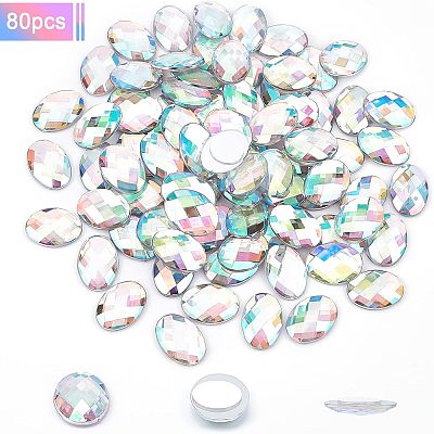 80Pcs Extra Large Jewelry Sticker TACR-FG0001-10B-1