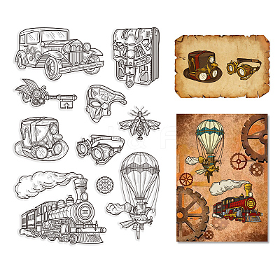 Custom PVC Plastic Clear Stamps DIY-WH0448-0101-1