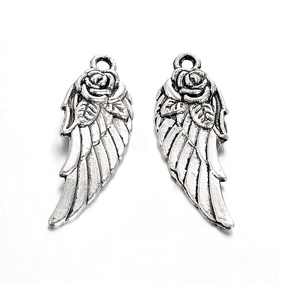 Tibetan Style Alloy Pendants TIBEP-22815-AS-NR-1