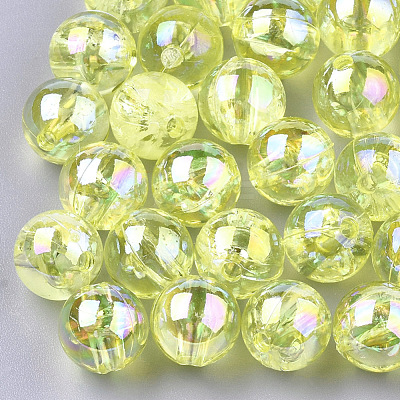Transparent Plastic Beads OACR-S026-8mm-14-1
