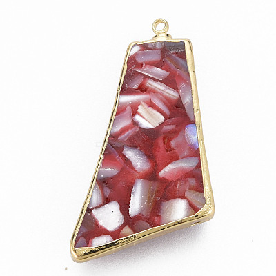 Resin Pendants SHEL-S276-152-1