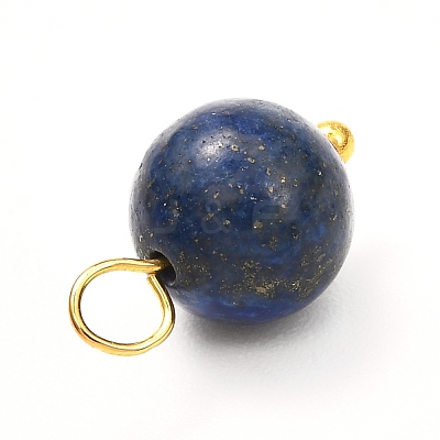 Natural Mixed Gemstone Charms PALLOY-JF00992-02-1