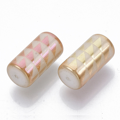 Electroplate Glass Beads EGLA-N003-05H-1