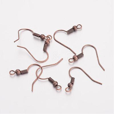 Brass Earring Hooks EC135Y-NFR-1